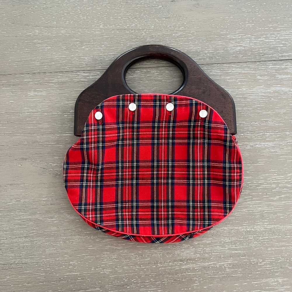 Vintage Plaid Handbag
